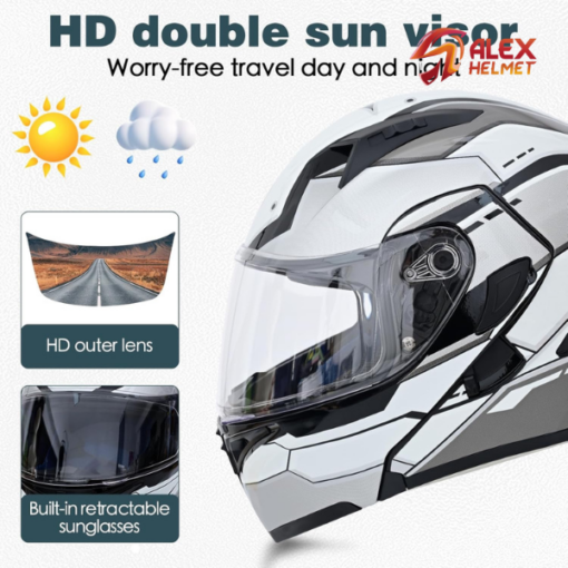 Motorcycle Bluetooth Modular Helmet