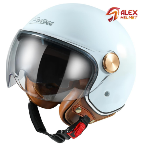 Pretoee Open Face Motorcycle Helmet